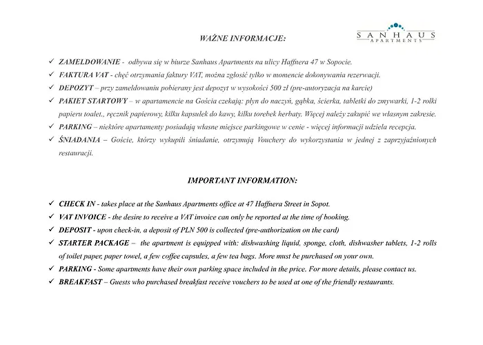 Sanhaus - Fantazja - Z Dwoma Balkonami - 100 M2 公寓 索波特